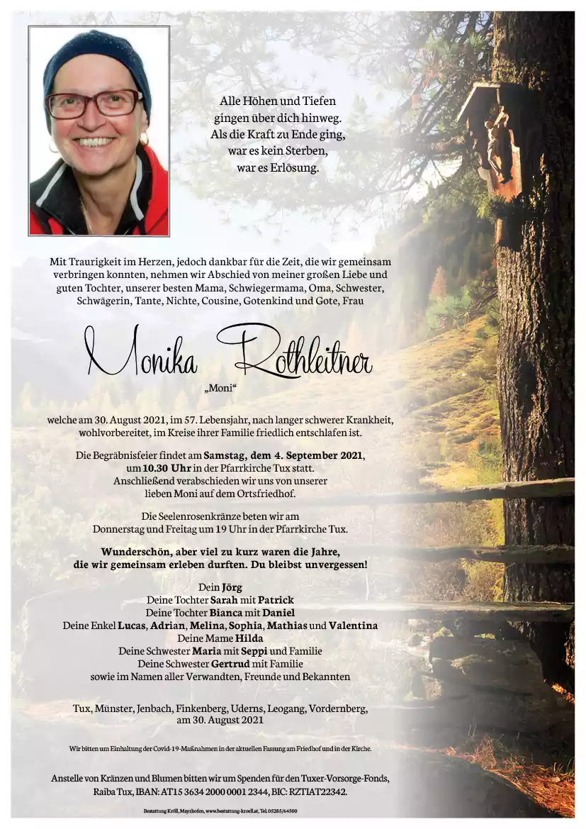 Parte von Monika Rothleitner